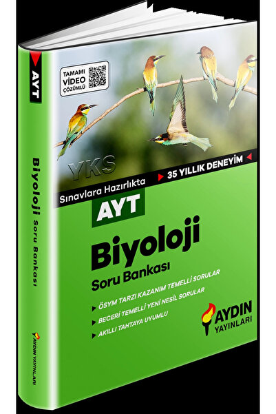 Aydın Yayınları BİYOLOJİ SORU BANKASI AYT