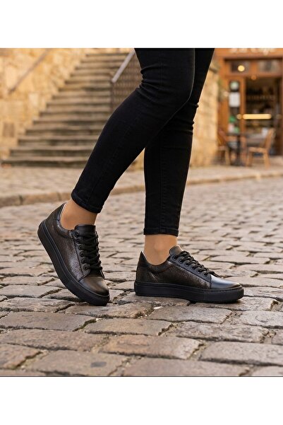 TwoEgoist Kadın Hakiki Deri Günlük Spor Ayakkabı Sneakers