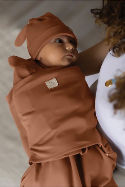 Qundaq Premium Hip-Friendly Ergonomic Newborn Swaddle Set - Safe Sleep