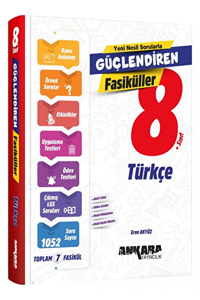 Ankara Yayıncılık 8. Sınıf Türkçe Güçlendiren Fasikül
