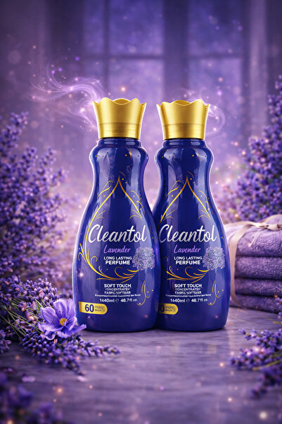 Cleantol Çamaşır Yumuşatıcısı Lavanta Ekstra Yumuşaklık 1440 ml /x2 / 60 Yıkama