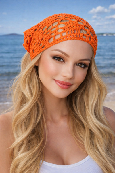 lupi Ručno pletena bandana za plažu