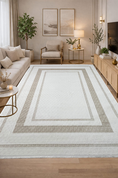 ünalcarpet 4 Metrekare - 6 Metrekare Modern Kalın Sık Dokuma Salon ve Oturma ...