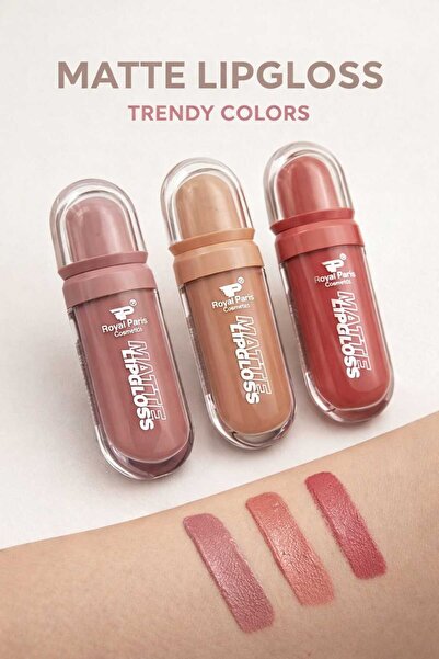 PİRAYE AKSESUAR Matte Lip Gloss Yoğun Pigment 12 Saat Kalıcı