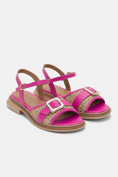 selin shoes Γυναικεία σανδάλια Nolera από γνήσιο δέρμα με ρυθμιζόμενη ζώνη στ...