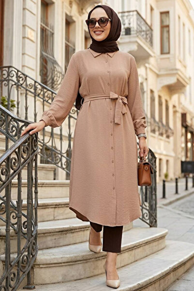 N.S NEVA STYLE Μπισκότο Τουνίκ Με Κουμπιά 32172BS