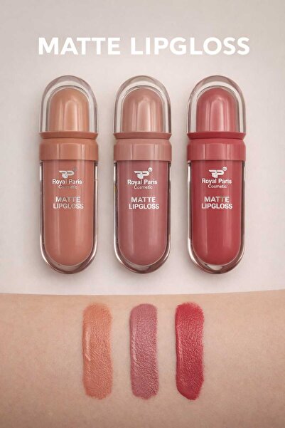 PİRAYE AKSESUAR Matte Lip Gloss Yoğun Pigment 12 Saat Kalıcı