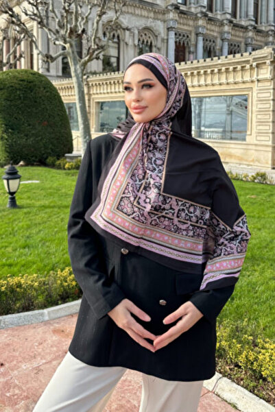 Oxygen Scarfs Tile Dream Voile Silk Shawl 10101