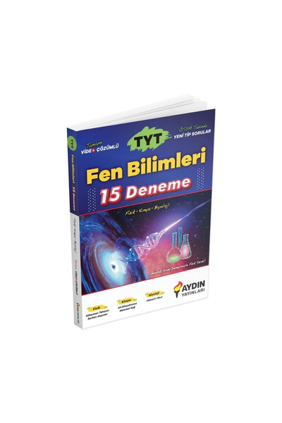 Aydın Yayınları AYDIN TYT FEN BİLİMLERİ 15 DENEME