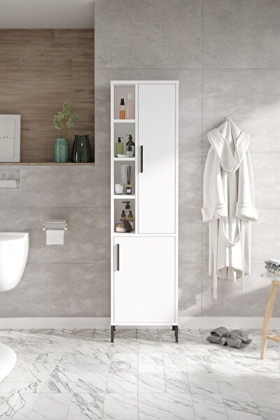 Yurupa Wilma Çok Amaçlı Dolap Banyo Dolabı Beyaz WIL2-W