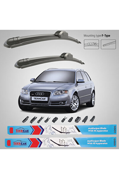 TEAMCAR ® Wipers Audi A4 B7 (2004–2008) – Hybrid - Front set