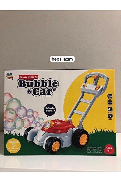 Hepsilazım Işıklı Pilli Köpük Atan Çim Biçme Makinesi Oyuncak