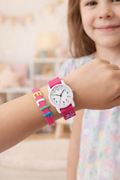 WatchArt Kız Çocuk Analog Kol Saati (26 mm) – Pembe Sdk00010