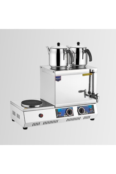 Remta موقد شاي كهربائي مزدوج الطبقات طراز K34 40 - طقم صانع القهوة 28 لتر 300...