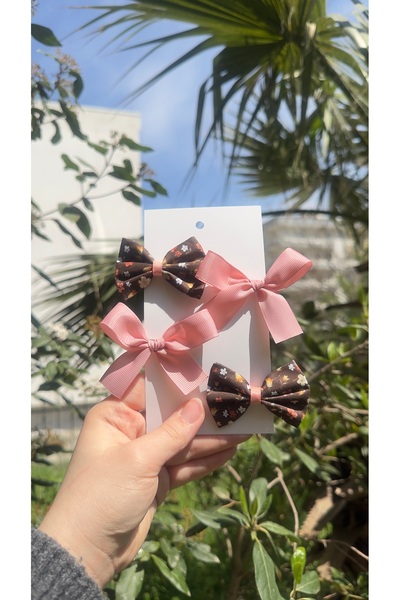 Toka Perisi Σετ παιδικών αγκράφες Summer Flower με 4 τεμάχια - 2 κορδέλες, 2 ...