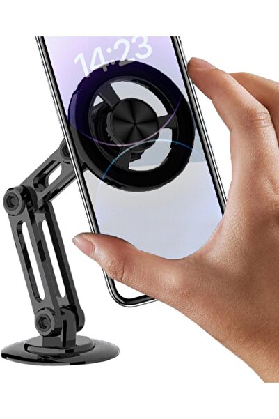 AutoFamily AUTO FAMILY Folding Car Phone Holder, Magnetic Phone Holder for Ca...