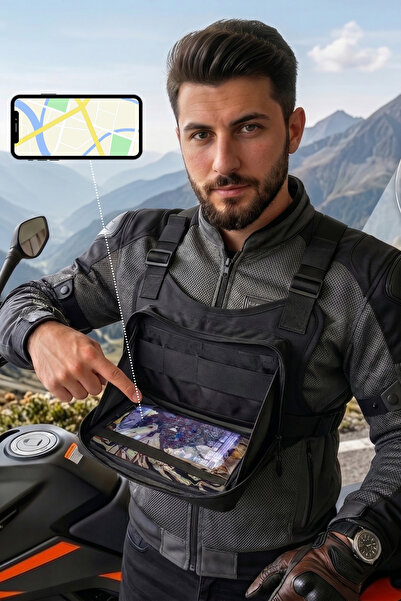 UTX Günlük Chest Rig – Motorcu ve Sporcular İçin Çok Amaçlı Göğüs Çantası