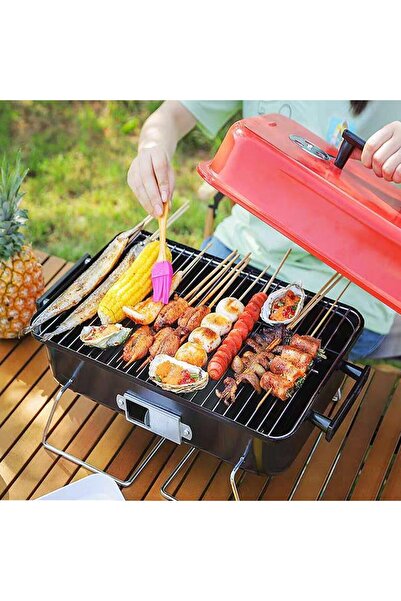 AutoFamily AUTO FAMILY Portable Folding Charcoal Grill – Compact BBQ Barbecue for Outdoor Camping