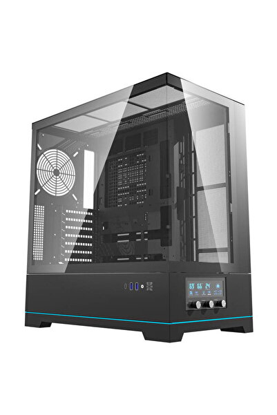 Dark Flash Carcasă PC Darkflash DY451 Negru fără ventilatoare