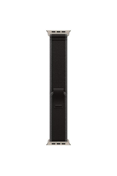 Apple Curea ceas inteligent pentru 49 mm, M/L, Trail Loop, Titan, Negru/Gri -...