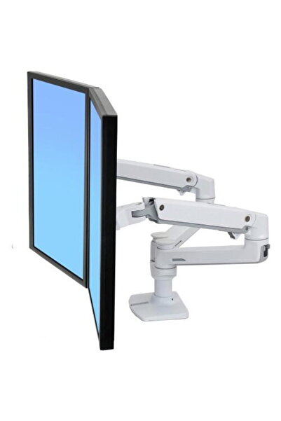 Ergotron Suport TV / Monitor 45-491-216 LX DUAL BRAȚ LATERAL ALB/27IN 18.1KG ...