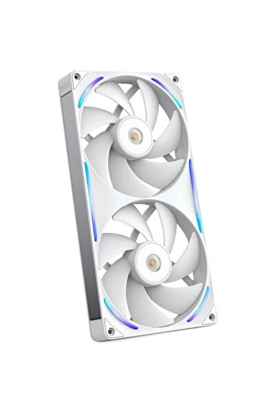 Nzxt Ventilator PC F280X RGB, alb, 2x14cm, 345-2400rpm