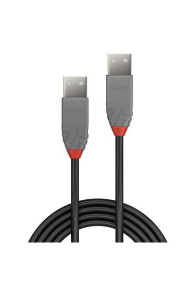 LİNDY Cablu USB 2.0 tip A la A, 3m, Anthra Line