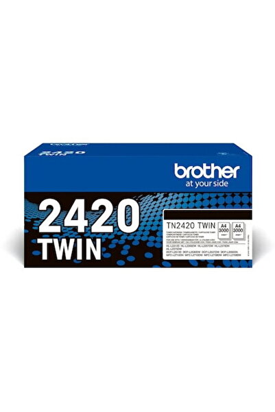 Brother Pachet cartuș toner negru original TN-2420 (6000 pagini) (2 buc)