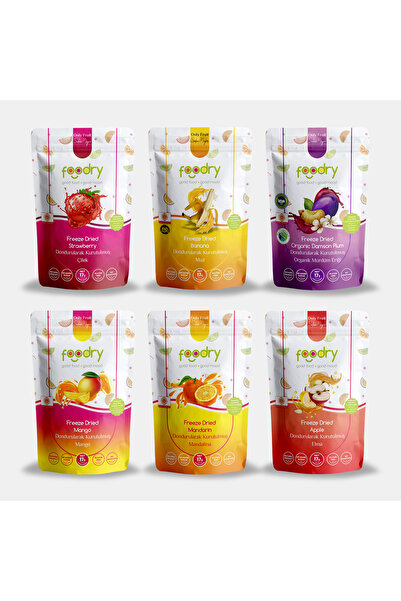 Foodry Freeze Dry Tanışma Paketi ( Freeze Dried Mix) Meyve Kurusu