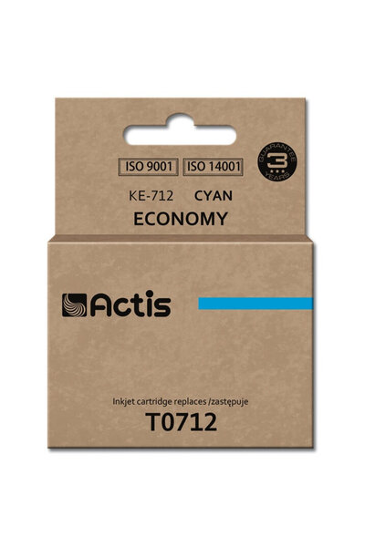 Actis Cartuș de cerneală KE-712, Actis, compatibil cu Epson T0712/T0892/T1002...