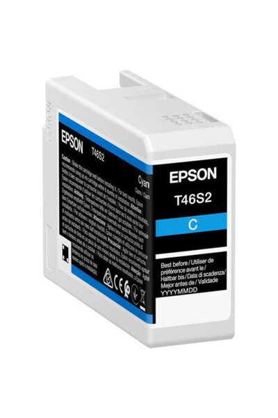 EPSON Ink Cartridge T46S2, 25 ml, Cyan