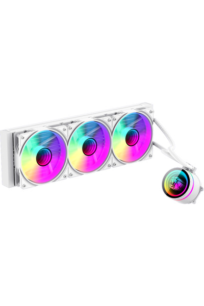 GAMEMAX |   Cooler lichid pentru CPU |   ICEBURG 360 INFINITY |   Alb