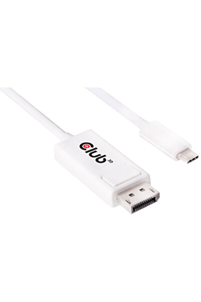 Club 3D Cablu USB USB-C - DisplayPort 1.2 m Alb (CAC-1517)