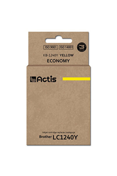 Actis Cartus Imprimanta COMPATIBIL KB-1240Y for Brother printer; Brother LC12...