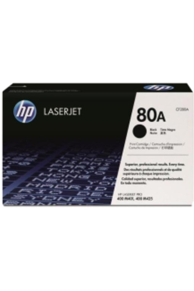 HP Toner imprimantă 80A Negru