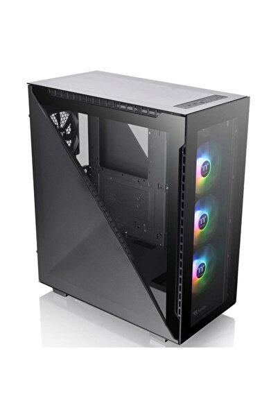 THERMALTAKE Carcasa PC Divider 500 Sticlă securizată aRGB Negru