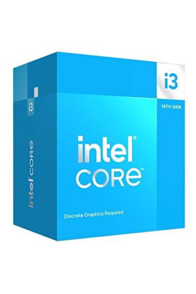 Intel Core i3-14100F Processor (LGA 1700, 4 cores / 8 threads, 3.50–4.70 GHz,...