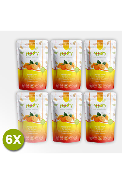 Foodry Freeze-Dry Cennet Hurması (Freeze Dried Persimmon) | Dondurularak Kuru...