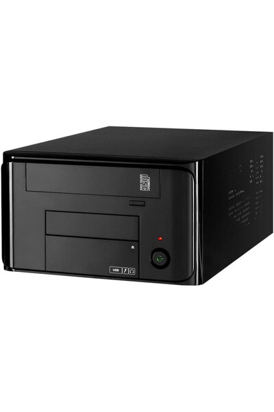 Inter-Tech Carcasa PC Mini ITX MI-008 negru, 2x USB3.0, 138x220x340mm