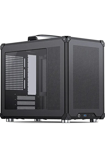 jonsbo Carcasa PC C6 MAX PC-, Mini-, Micro-ATX, Sticlă securizată - Negru