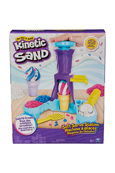 Spinmaster Set de joacă Nisip Cinetic - Inghetata, 396 g