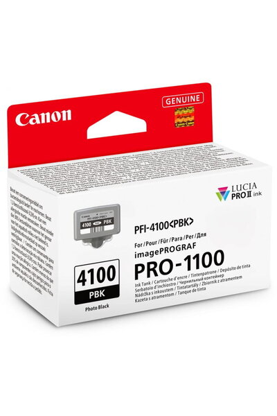 Canon cerneală/toner original PFI-4100 PBK, 6777C001, negru foto, 80ml