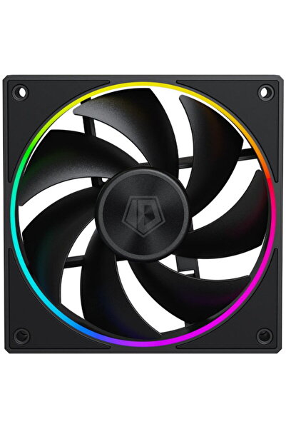 ID-COOLİNG Ventilator AF-127 de 120 mm negru cu iluminare aRGB