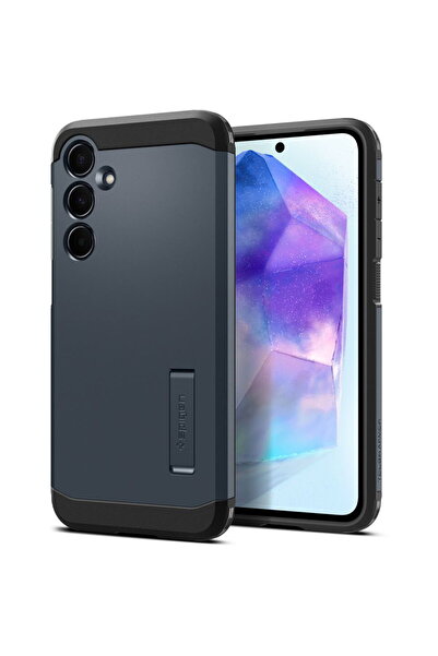Spigen Husa pentru Samsung Galaxy A55 5G - Tough Armor - Metal Slate