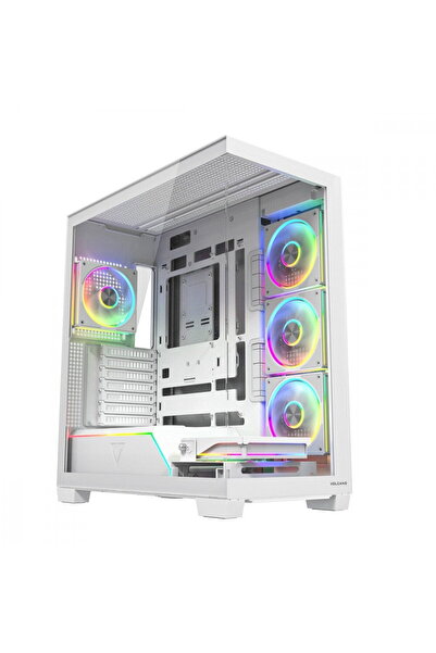 Modecom Carcasa PC Case VOLCANO STELLAR PLUS ARGB MIDI 5F White