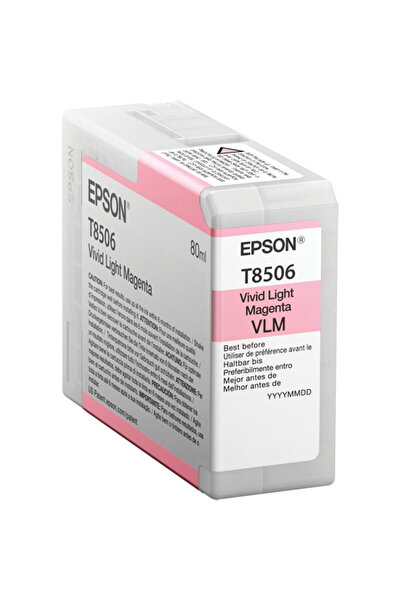 EPSON Printer Cartridge T 8506N Vivid Light Magenta 80ml