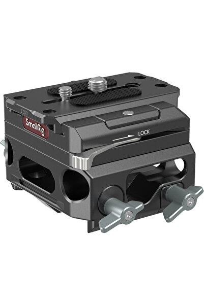 SmallRig Placă de bază 3067 ușoară cu clemă dublă pentru tije de 15mm