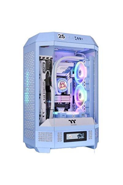 THERMALTAKE Carcasa PC, Thermaltake, ATX, Sticlă securizată, USB-C 3.2 Gen 2,...