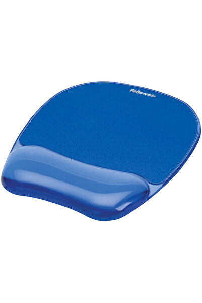 Fellowes Covoraș pentru mouse CRYSTAL 9114120, Gel (Albastru)