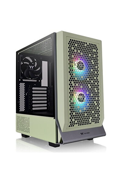 THERMALTAKE Carcasa PC Ceres 300 TG ARGB, tower (verde deschis, sticlă securi...